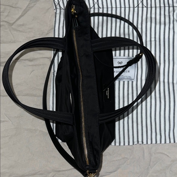 Anya Hindmarch E/W Eyes Mini Crossbody Black Tote - Picture 5 of 12